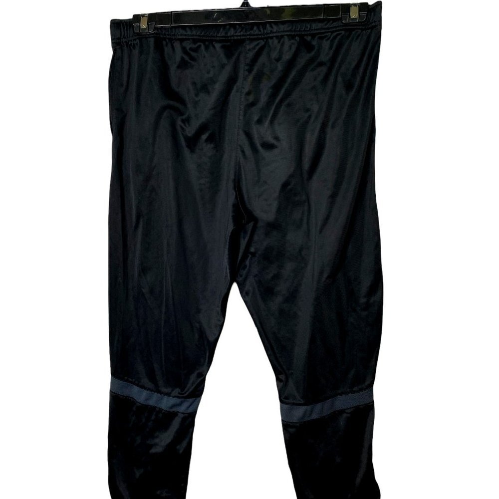 Avia Black Polyester Athletic Pants XL With Reflective Trim Athleisure Sporty